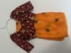 Picture of Jute and chiffon saree combo with designer blouses