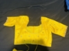 Picture of Yellow saree with multi purpose maggam blouse