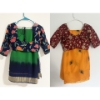 Picture of Jute and chiffon saree combo with designer blouses