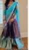 Picture of Fancy Kanchi Pattu Maggam designer half saree