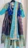 Picture of Fancy Kanchi Pattu Maggam designer half saree