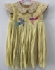 Picture of lemon yellow pearl frock 2-3y