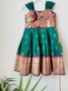 Picture of Never worn dual shade  Banarasi with Paithani yoke 2-4y 