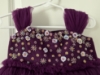 Picture of Dark Purple Birthday Frock 1y