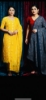 Picture of Combo Pure Ajrakh and Maheswari Pattu 3 pc straight suit sets 