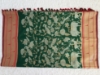 Picture of Paithani half pattu saree in contrast muniya border