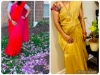 Picture of Combo trendy sarees with multi use blouses