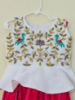 Picture of chikankari lehanga with Maggam work blouse 4-5 years