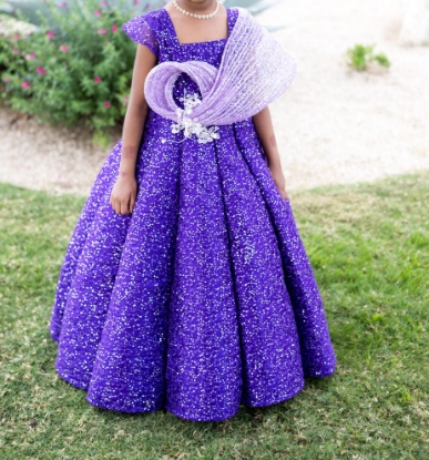 Picture of Designer panel frock 4-5y