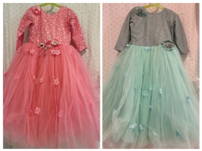 Picture of Partywear Combo Long Frocks 4-5y