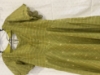 Picture of Mehendhi Green Traditional Style Long Dress with ruffled sleeves 