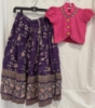 Picture of Pink and Purple combination lehenga and blouse 5-6y
