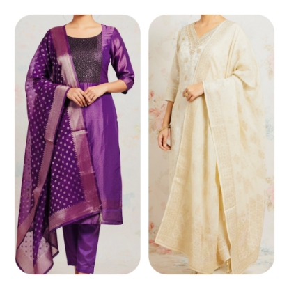 Picture of Combo : Pure Tissue 3 Pc Straight Suit Sets 