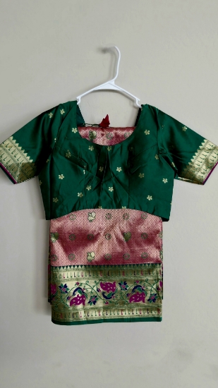 Picture of New paithani border soft silk saree