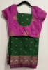 Picture of Never worn green and pink Banarasi saree