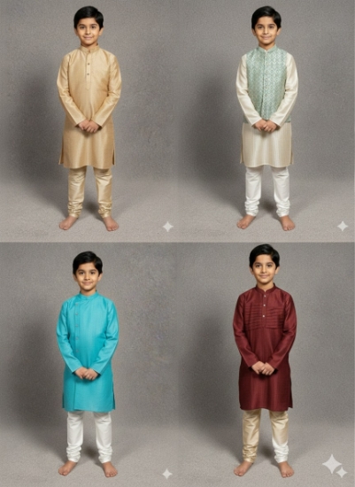 Picture of Set of 4 Kurthas and 2 pajamas 10-15y