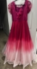 Picture of Pink gender reveal long frock
