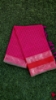 Picture of Rani Pink checks gap border saree