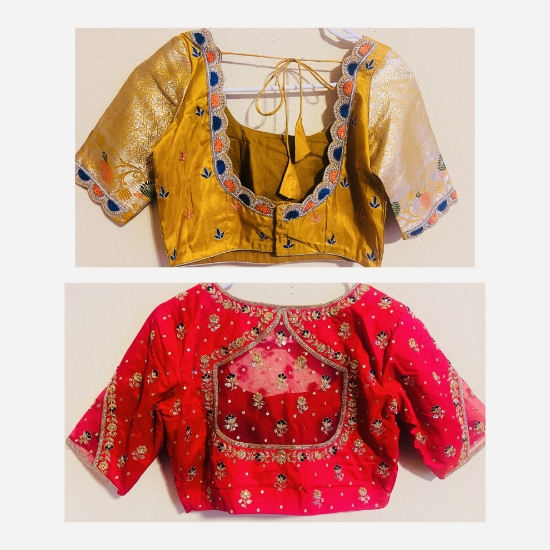 Picture of Combo Bridal Maggam Work Blouses 