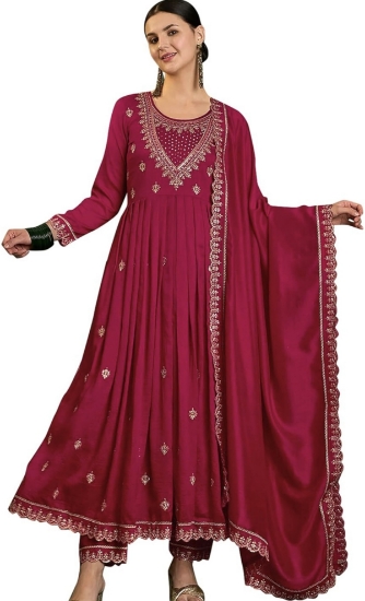 Picture of Heavy party wear georgette anarkali set