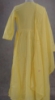 Picture of Sunshine Yellow Pure Mul Cotton Anarkali Kurti Palazzo Dupatta 