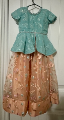 Picture of Beautiful Peach & Blue set 4y - 5y