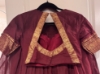 Picture of Kanchi silk cotton Lehanga with ramayanam written dupatta