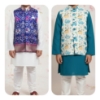 Picture of Combo : Dino & Patola : Modi 3 pc kurtha sets 6-7y