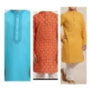 Picture of Combo :3  Kurtha Tops with 1 bottom 8-9y