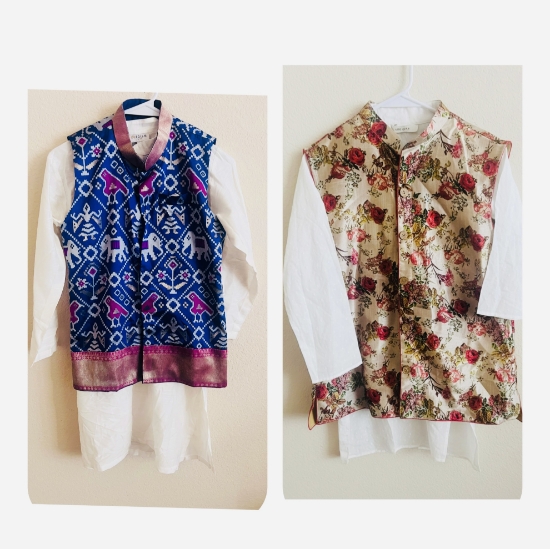 Picture of Combo : 3 Pc Nehru Jacket 3 Pc sets 10-11y