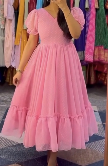 Picture of A light Pink Frock -Rosy