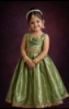 Picture of benarasi lehenga and frock combo 4-6Y