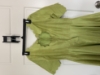 Picture of never worn Parrot Green Anarkali with red patola dupatta