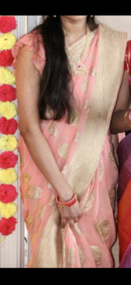 Picture of Pure georgette Banarasi saree