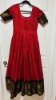 Picture of Red Sungudi long frock