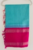 Picture of Never used - Kuppadam Pattu Gap border saree in Bright hues