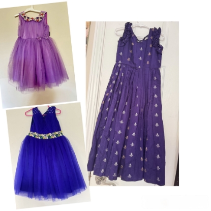 Picture of Set of 3 Frocks combo 4-6y