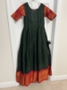 Picture of Bottle green narayanpet cotton frock