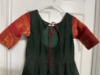 Picture of Bottle green narayanpet cotton frock