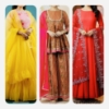 Picture of Lehenga/sharara and long frock combo