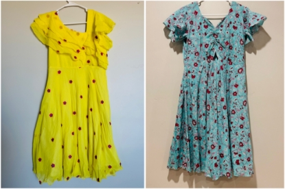 Picture of Mul cotton dresses combo(L)