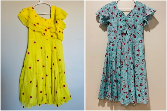 Picture of Mul cotton dresses combo(L)