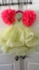 Picture of PL715 never worn Lil angels lemon yellow frock 4-5y