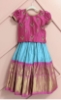 Picture of Kanchipattu lehenga with work blouse 2-4y
