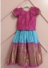Picture of Kanchipattu lehenga with work blouse 2-4y