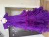 Picture of Dreamy Purple Ruffle Maternity Gown