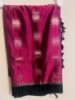 Picture of Kanchi Pattu Saree with maggam work blouse .