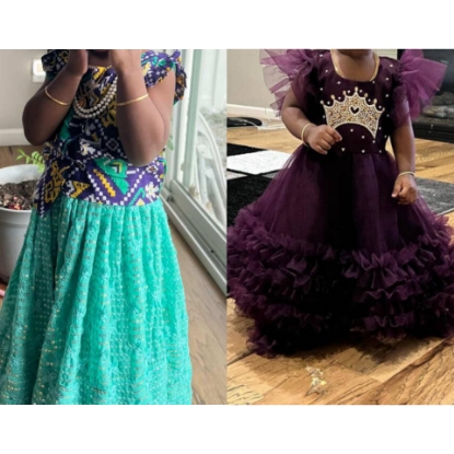 Picture of Frock and lehanga combo 1-2y