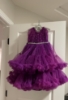Picture of Purple ruffle partywear frock 2-3y