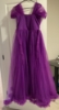 Picture of Purple netted long frock 
